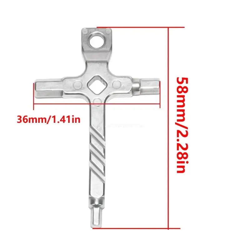 Set Kunci Pas Kamera Multifungsi 3Mm 4Mm 3/16 Alat Obeng Kepala Datar Dropship