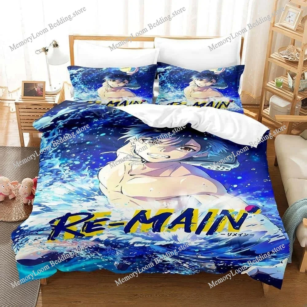 

3d Printing Anime Re-Main Bedding Set Single Twin Full Queen King Size Bed Set Adult Kid Bedroom Duvet Cover Sets Home Textiles