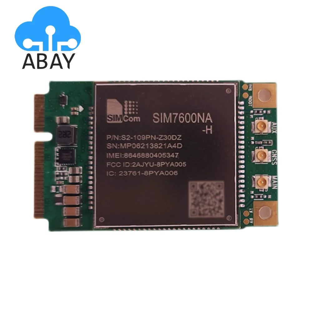 

SIMCOM SIM7600NA-H MINI PCIe 4G Multi Band LTE Module CAT4 B2/B4/B5/B12/B13/B14/B25/B26/B66/B71 with AT&T/Verizon certification