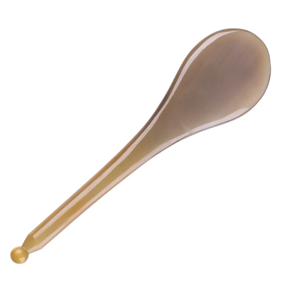 

Facial Gua Sha Massage Tool Horn Scraping Board Eco-Friendly Durable Smooth Blood Circulation Oil Absorption