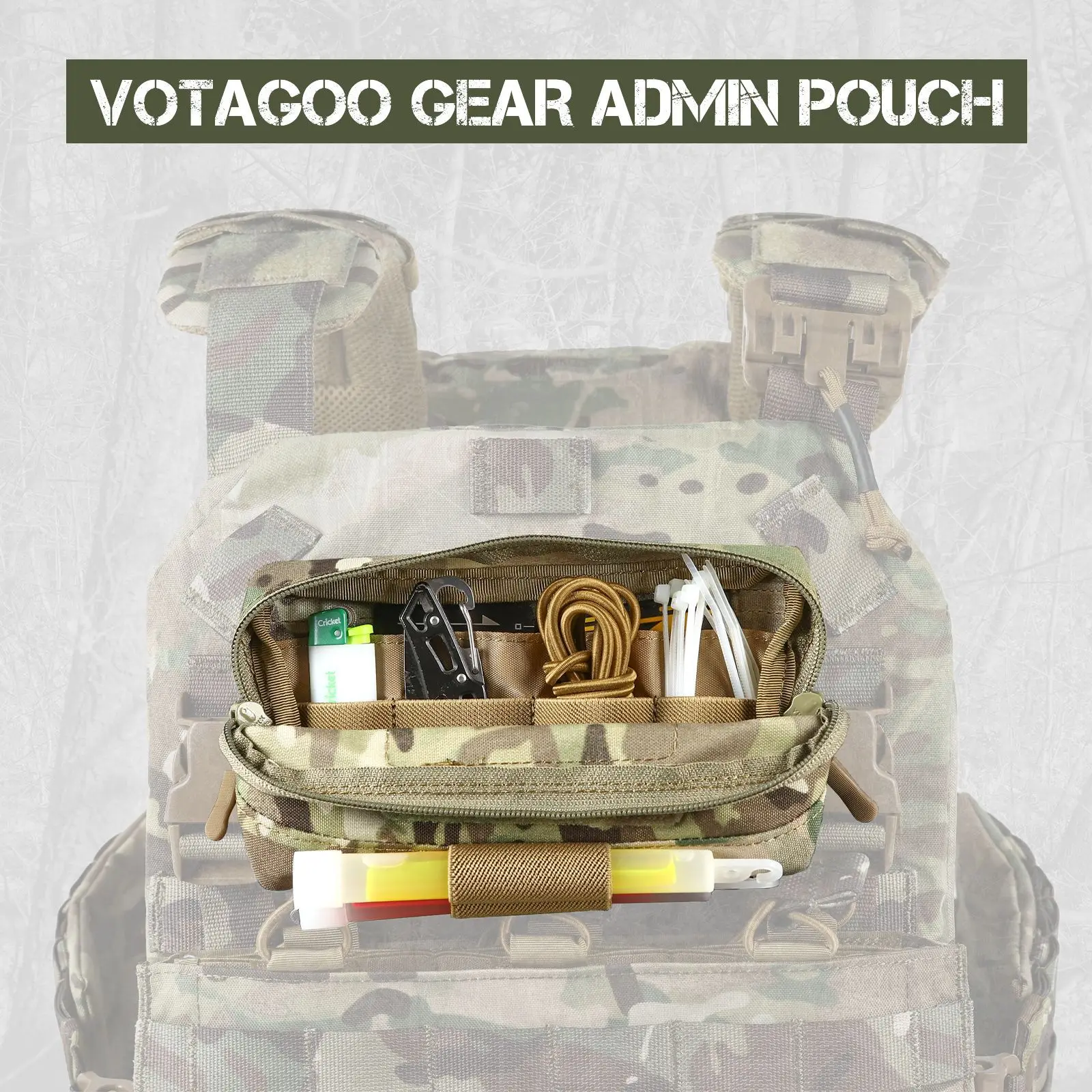 Tactical Vest MOLLE Chest Executive Sunpack FCPC V5 Universal Panel Carrier Tactical Vest Outdoor Equipmentt Accessories