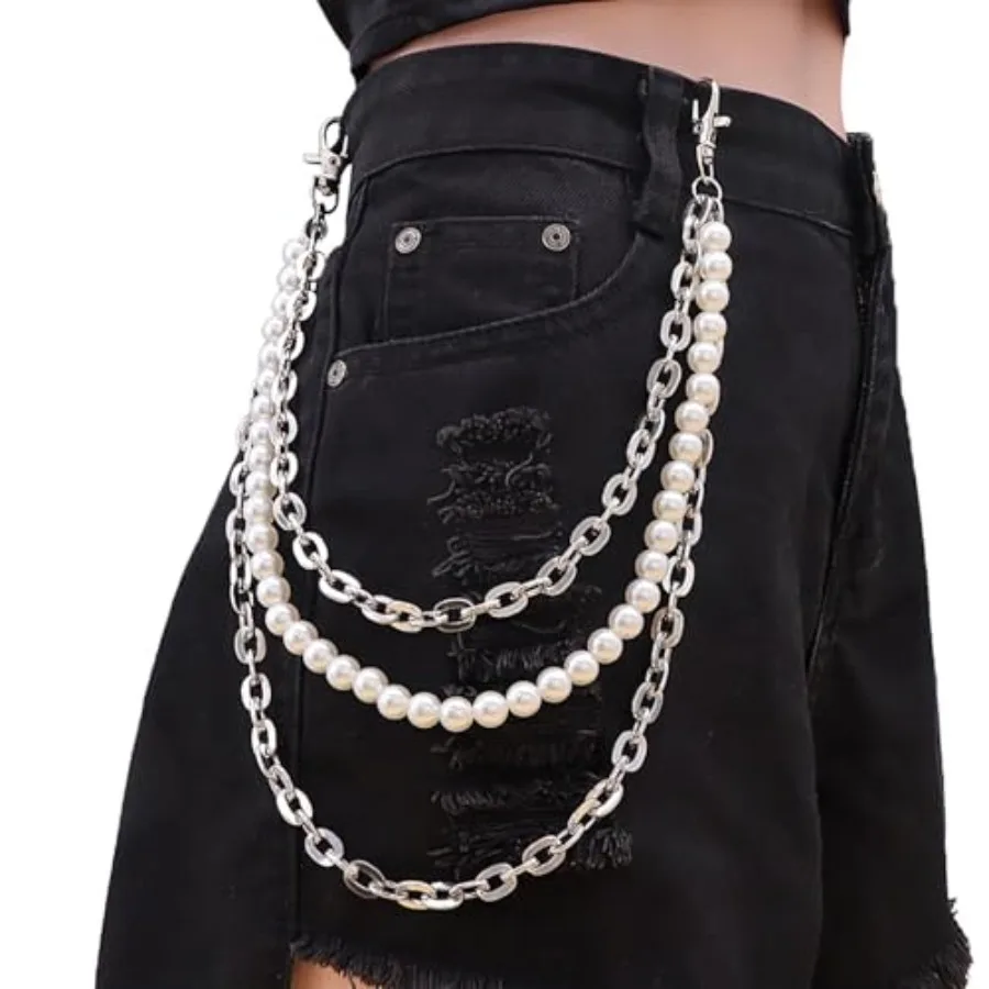 Wallet Chain Pants Chains for  - Jeans Pants Fashion Men บทวิจารณ์และราคา