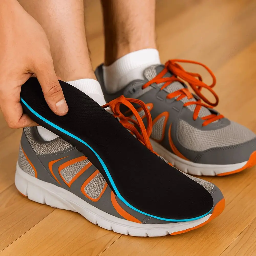 Shock Absorption Orthotic Insoles High Elastic Thickened Arch Arch Support Insoles Comfortable Support Wear Resistant