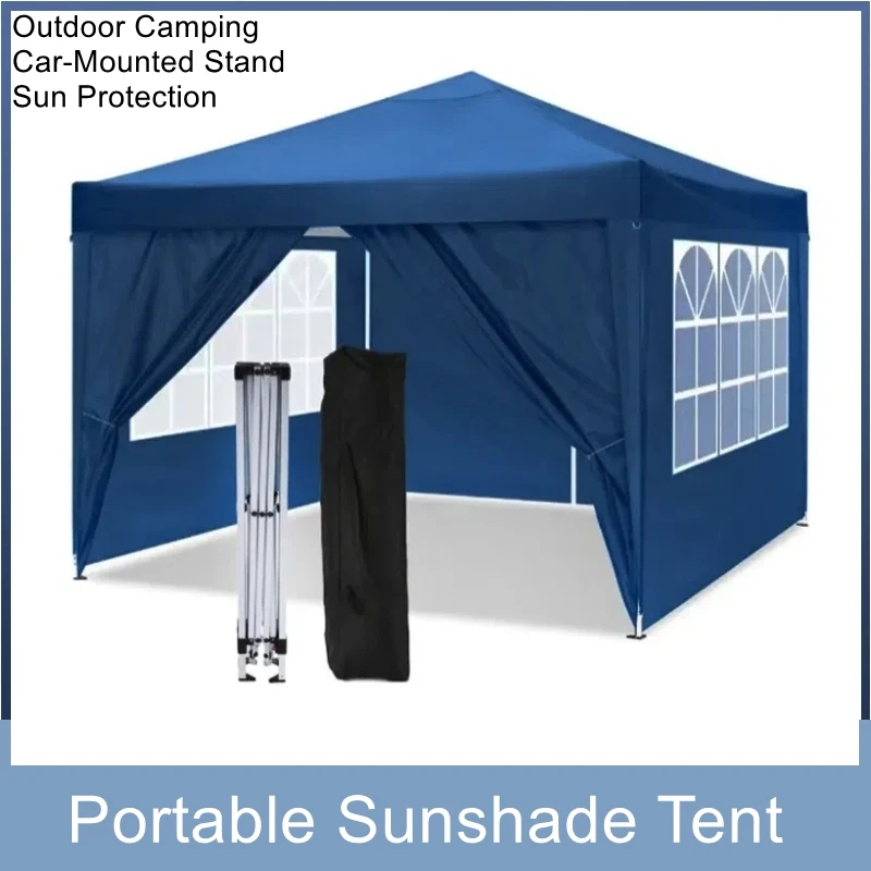 3x3 Folding Tent—Camping, Exhibition, and Leisure Tent; Outdoor Beach Shade Pavilion