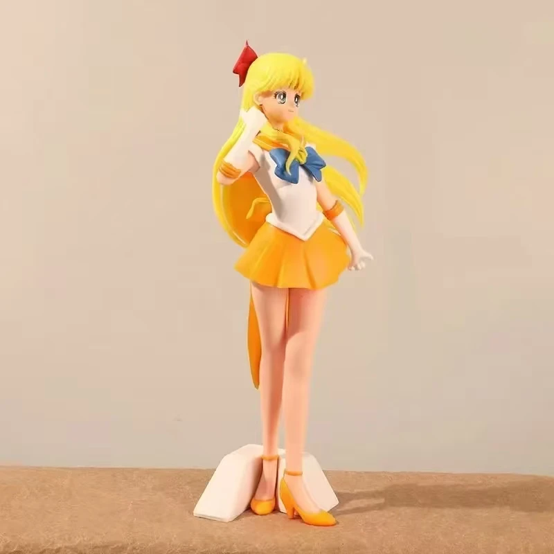 22cm marinheiro lua anime estatueta hino rei mizuno ami marte mercúrio decoração ornamento pvc modelo de ação criança charme presente hobby brinquedo