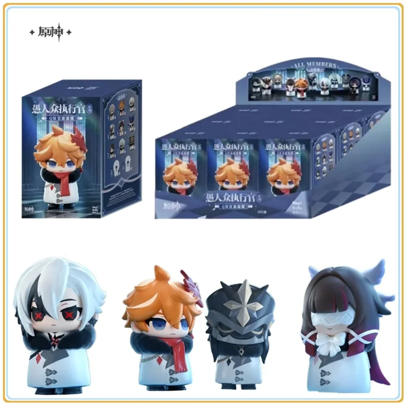 

Оригинальная поставка Genshin Fatui Harbinger Blind Box Mihoyo Game Аниме Фигурка Коллекционные товары Таинственная коробка Подарки Украшения