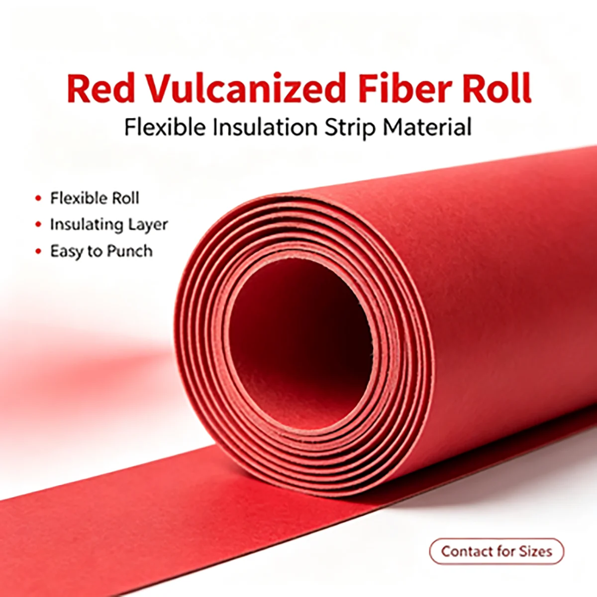 Red Vulcanized Fiber Sheets Industrial Spacer Gasket Blank Material, Multiple Thickness for DIY Machining