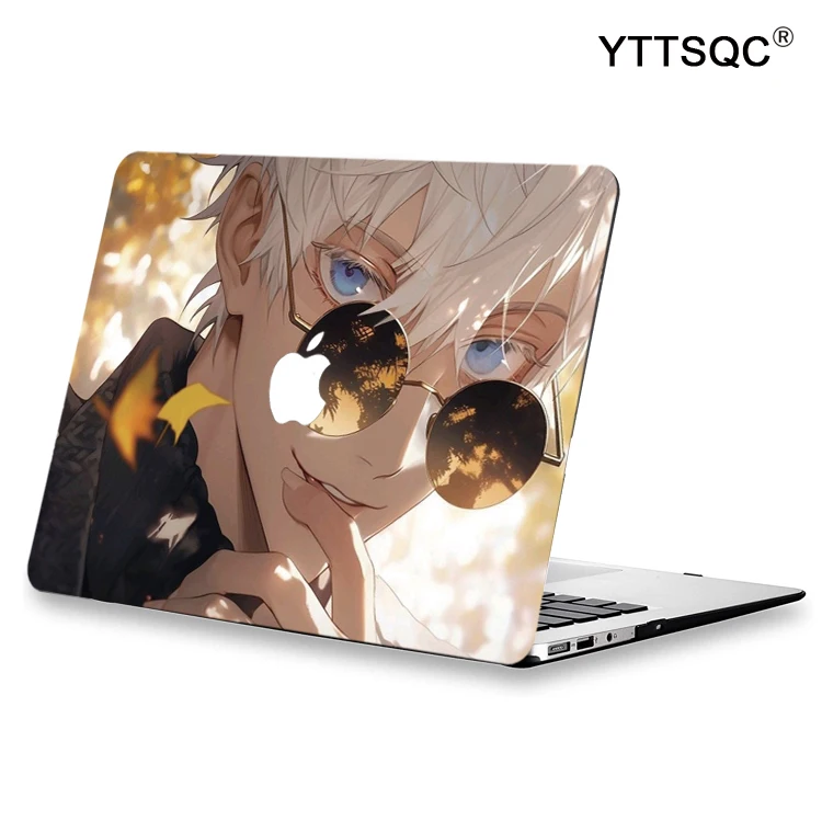 Imagem -02 - Concha Dura para Laptop Jujutsu Kaisen Anime Satoru Gojo Capa para Macbook Air m2 m1 Pro 13 14 16 Mac A2681 A2337 A2338 A2681