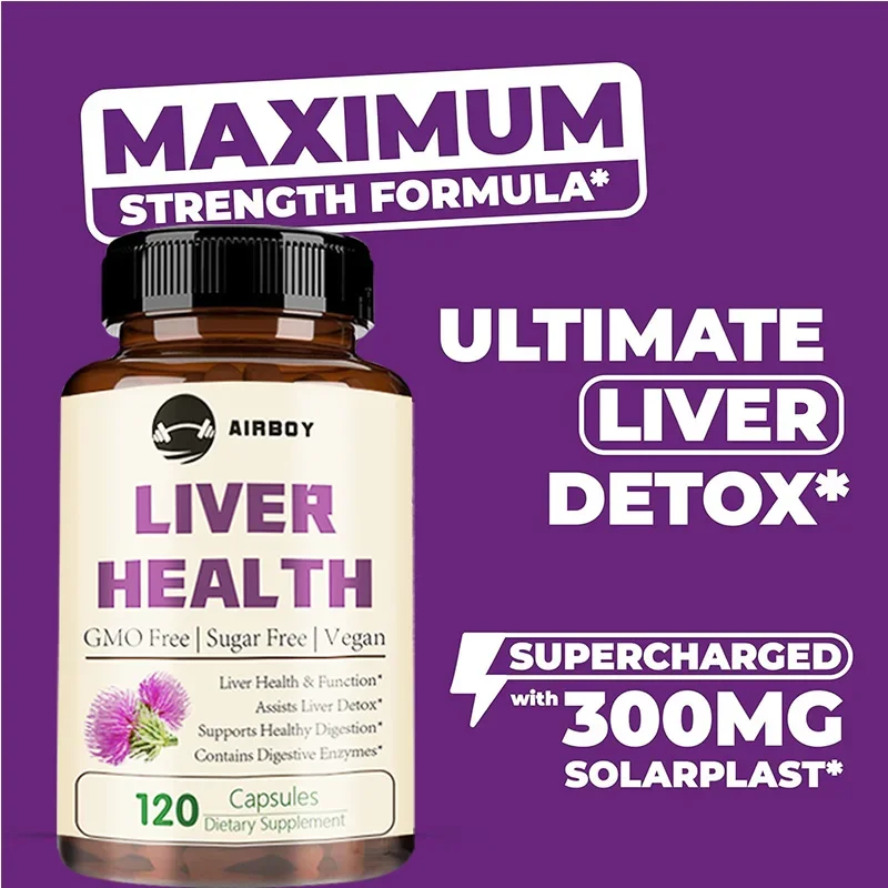 Liver Health - Cardiovascular Health, Antioxidant, Liver Cleansing, Repair and Detoxification