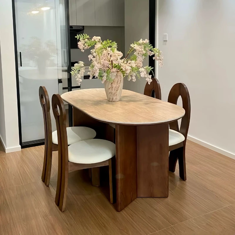 Comforable Wooden Dining Tables Modern Minimalist Dining Room Dining Tables Nordic Mesa Redonda Comedor Kitchen Furniture