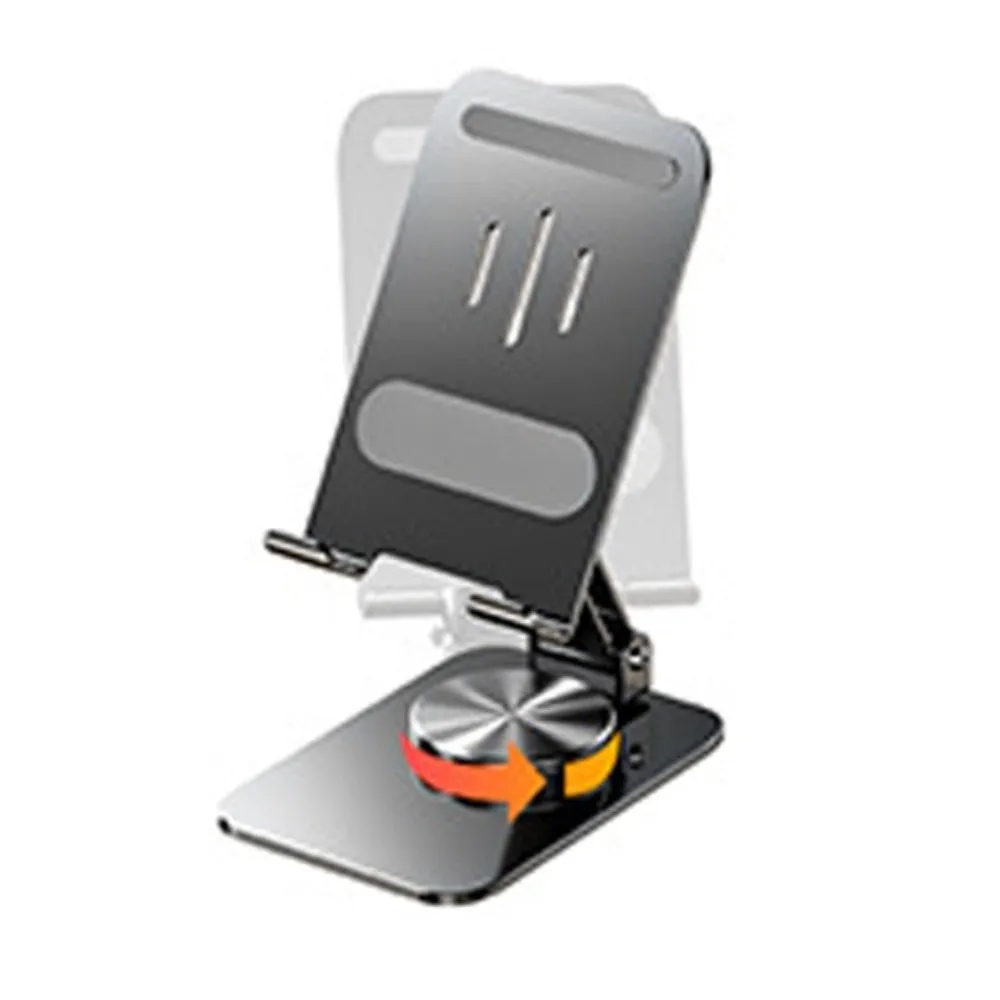 360 ° Rotating Adjustable Phone Holder Metal Adjustable Mobile Phone Holder Stand Folding Portable Table Cell Phone Stand