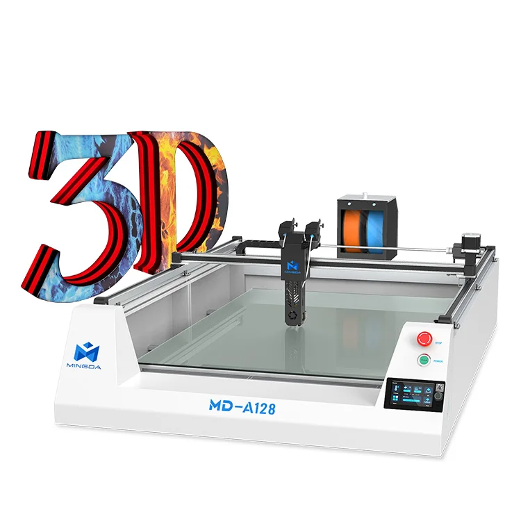 for Mingda MD-A128 1200*800*100mm Sign acryl machine 3d maker machine 3d printer letter with multi colors