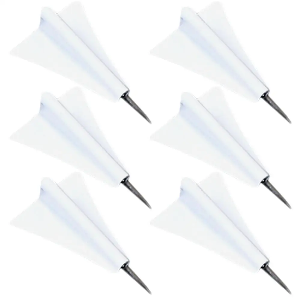 

6pcs Paper Airplane Thumbtacks High Push Pins Accessories for Girls Bedroom Bulletin Board