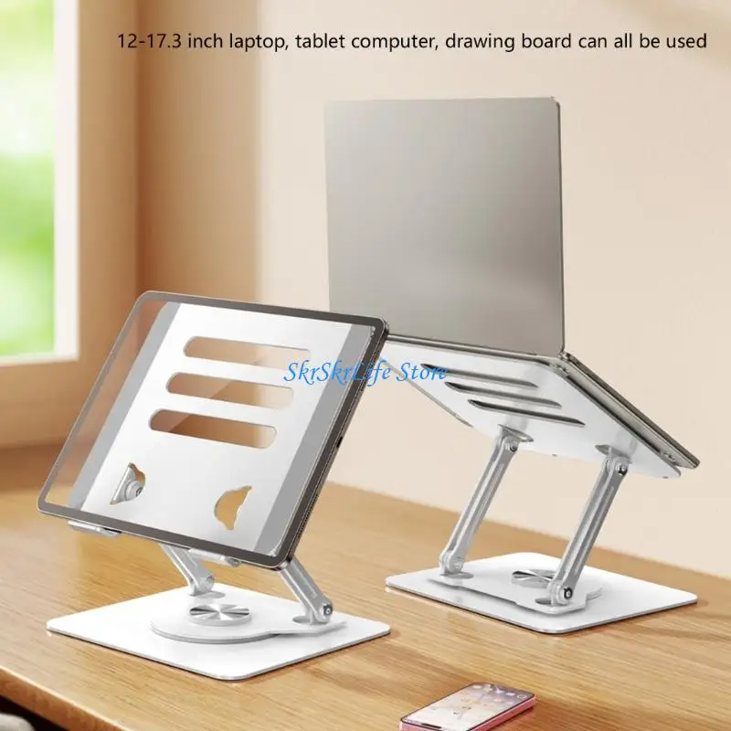 E65E Alloy Steel Rotating Stand for Tablet and Laptop Holder Height Adjustable Rack