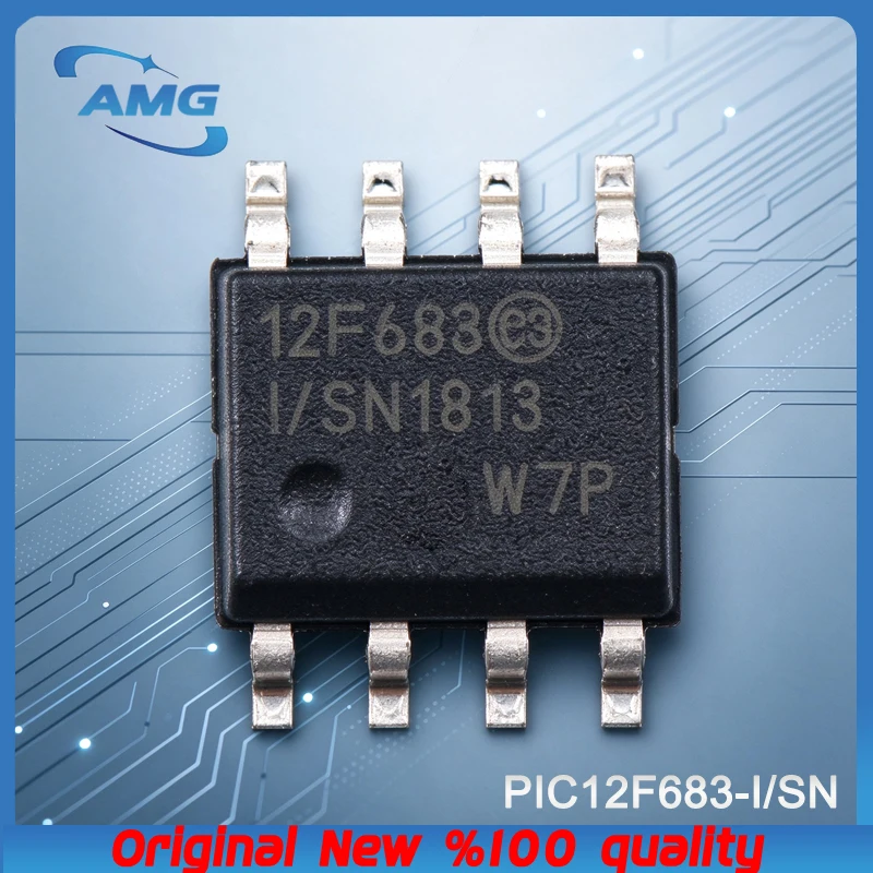 10PCS PIC12F683-I/SN PIC12F683-I PIC12F683 12F683 SOP-8 8-bit flash memory microcontroller