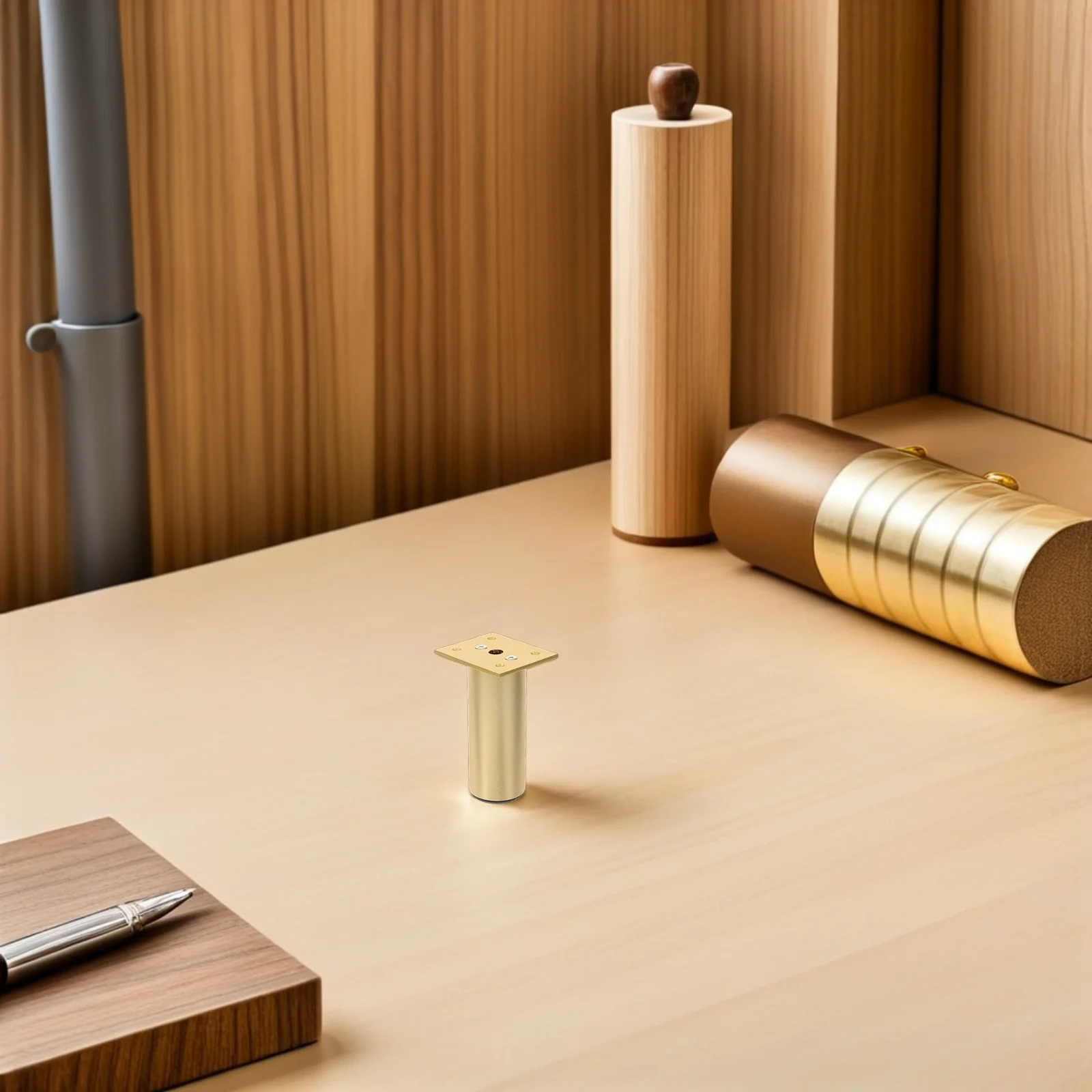 Pernas ajustáveis para móveis, 4 unidades, liga de alumínio, pés de substituição para sofá, cama, mesa, armário, cadeira, redondo, suporte diy, resistente