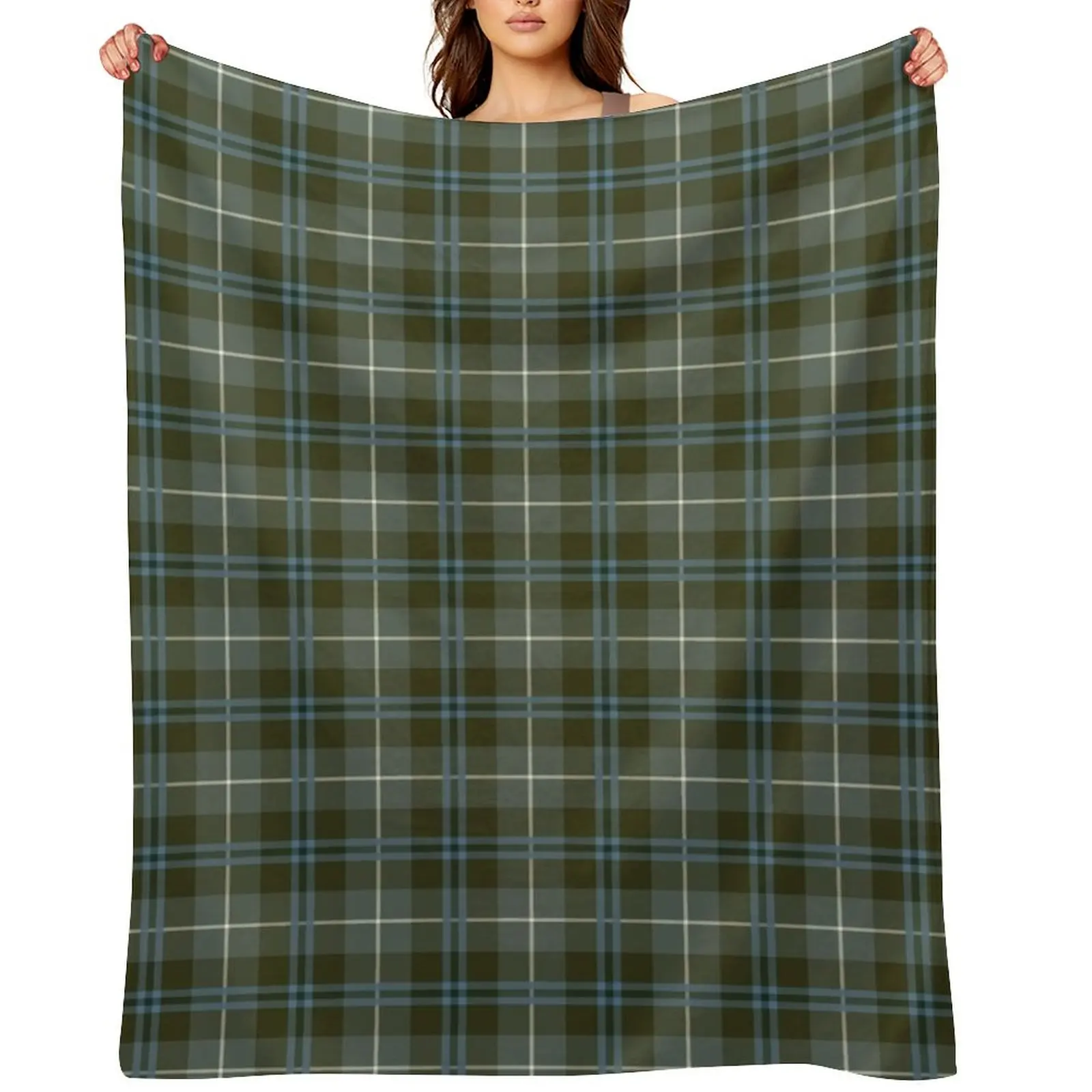 

Clan Douglas Tartan (Weathered) Throw Blanket Cute Plaid For Decorative Sofa Bed covers Plush Blankets