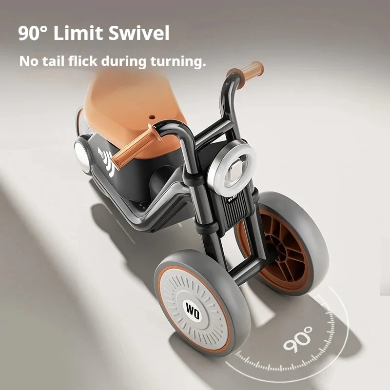 Prince Motorcycle Children's Gliding Balance Carrot 1-3 Years Old Baby Walker No Pedal Squeezy Toy Outdoor Fun Sports Ride On - view 4
