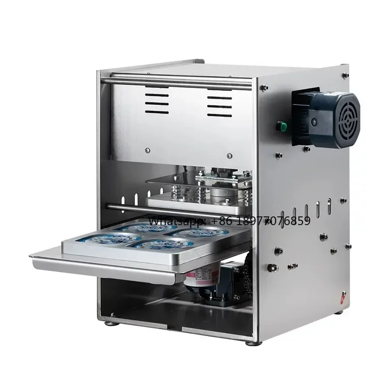 Customizable Size Aluminum Foil Box Various Hot Soup Packaging Machines For Cans Bottles Paper Film Tin Foil Box Sealing Ma
