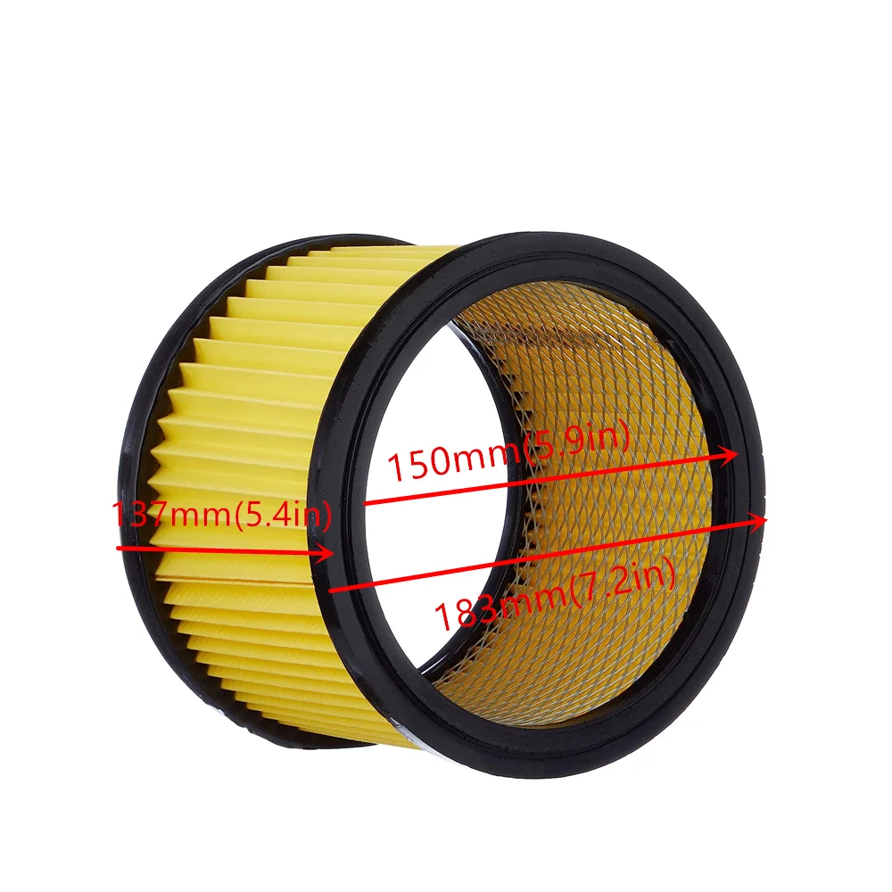 1 PACK Cartridge vacuum HEPA Filter compatible with EINHELL TE-VC 2230 SA/SAC and TE-VC 2340 SAC vacuums