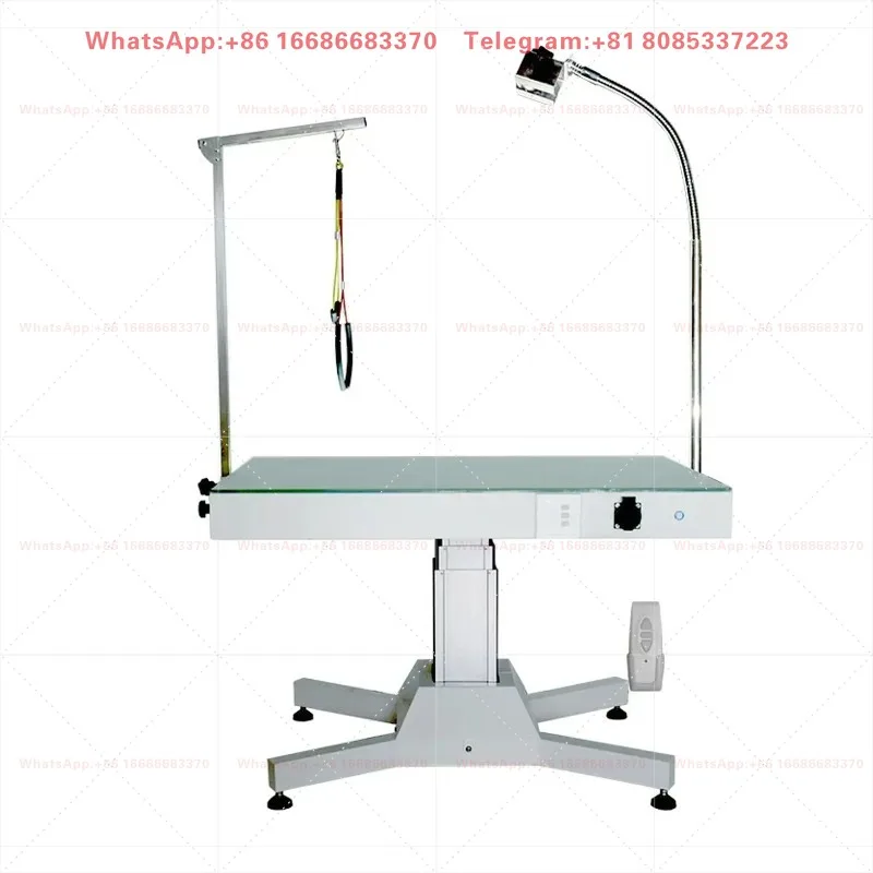 LIZE PET Dog Pet Grooming    Animal Clinic Cat Dog  Hospital Veterinary Electrical Lifting Examination    With LED