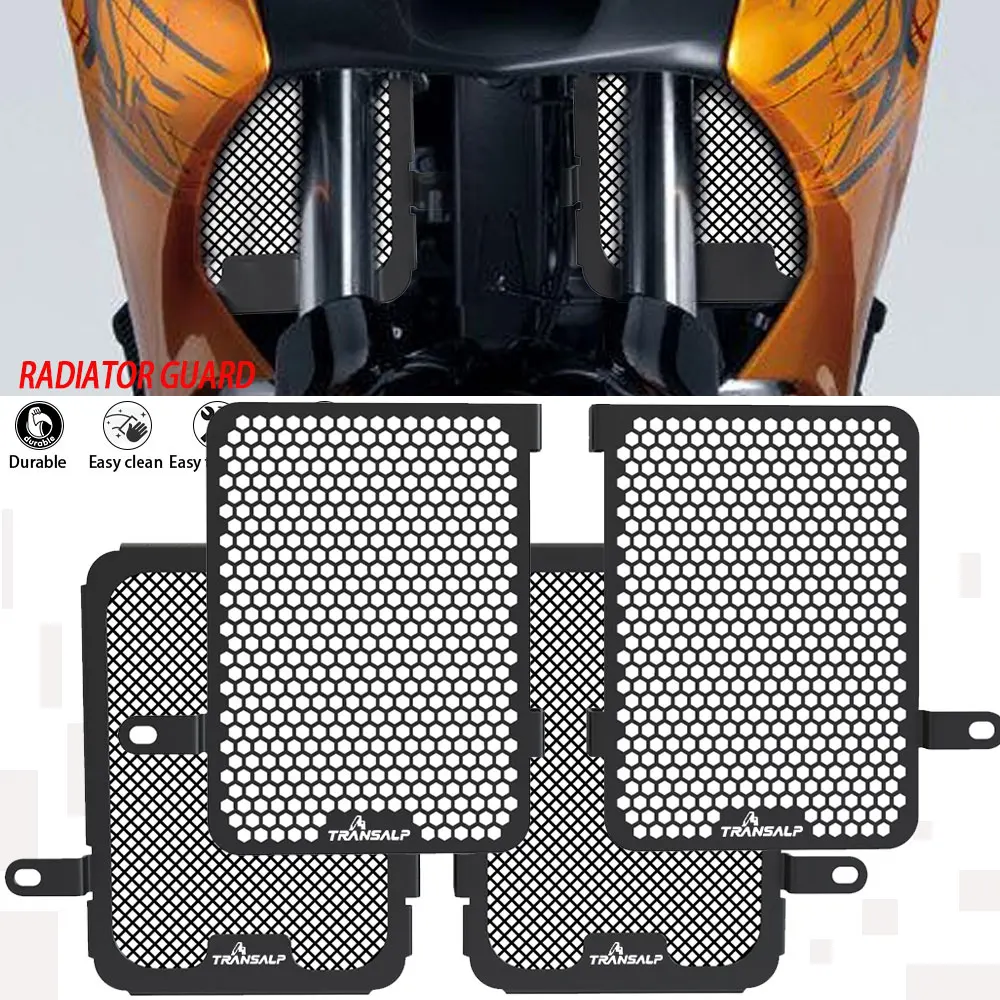 

For Honda XL 700V TRANSALP XL700V Transalp 2008 - 2022 2021 2020 2019 2018 2017 Radiator Grille Cover Guard Protection Protector