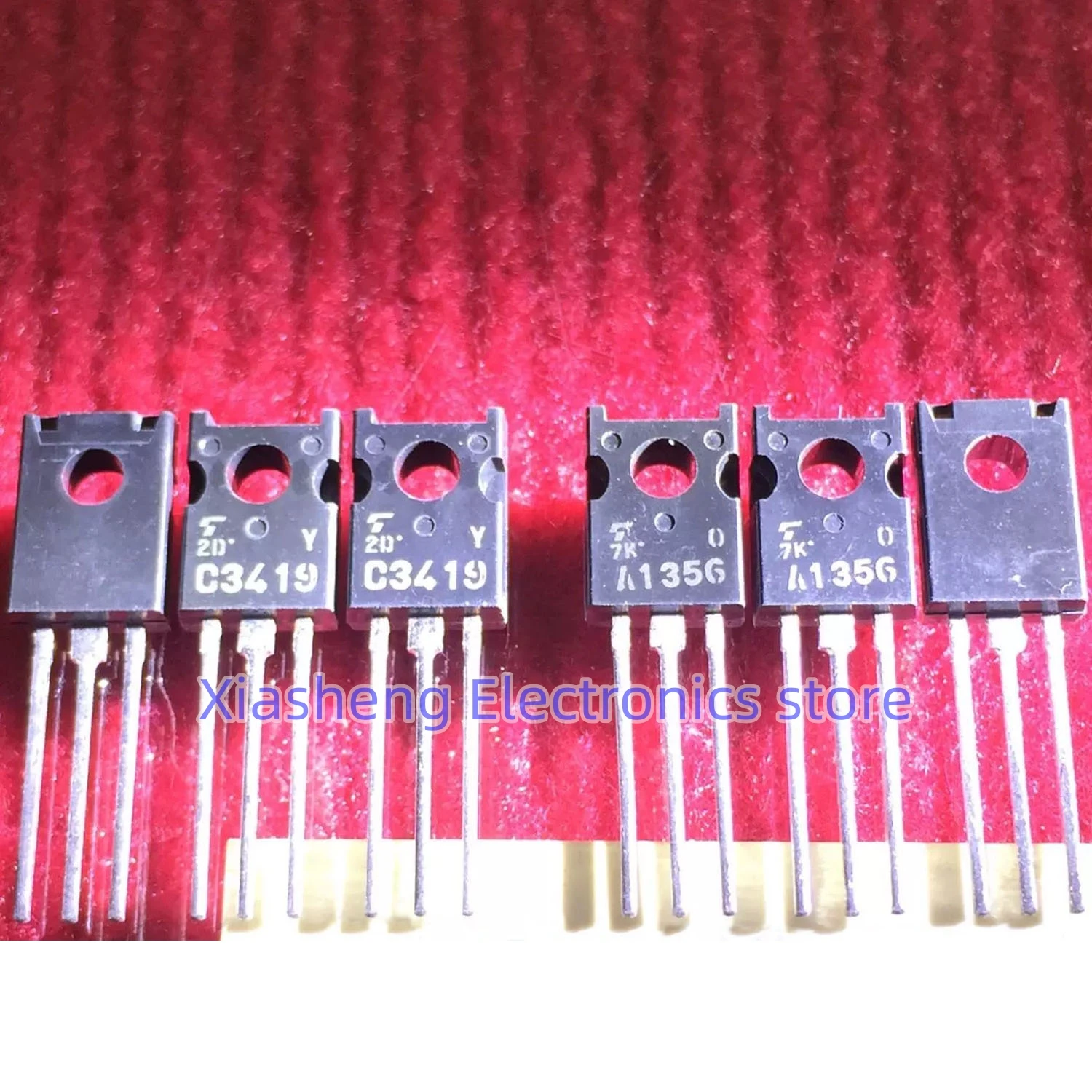 

New Original 10Pairs 2SA1356 A1356 + 2SC3419 C3419 TO-126 Transistor In Stock Good Quality