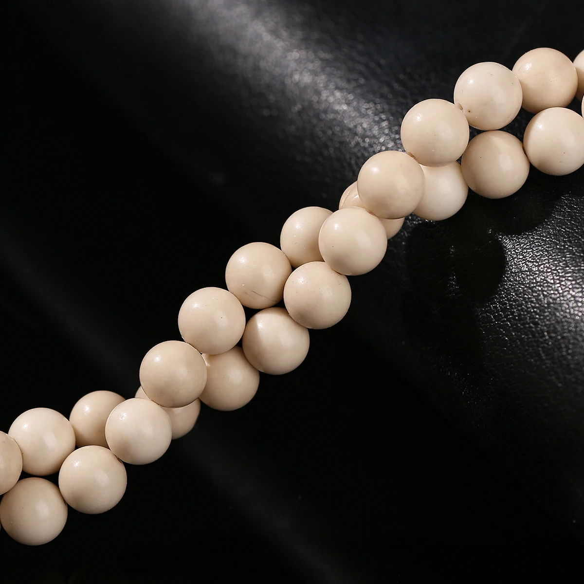 4 6 8 1012 مللي متر حجر المرجان الأبيض الطبيعي حبة فاصل مستدير فضفاض ل اليدوية DIY بها بنفسك صنع المجوهرات أساور القلائد اكسسوارات