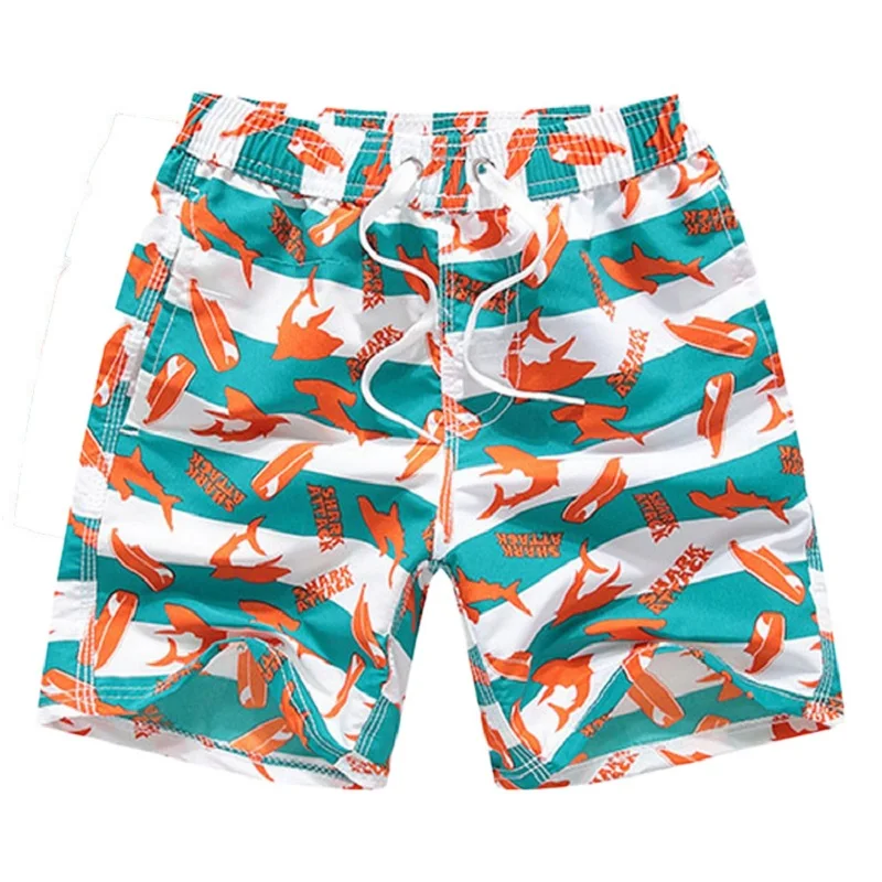 3-15Y Summer Boy Shorts Beach Swimming Shorts Fast Dry Baby Boys Shorts Children Kids Pants Swimwear Trunk Teenage Plus Size