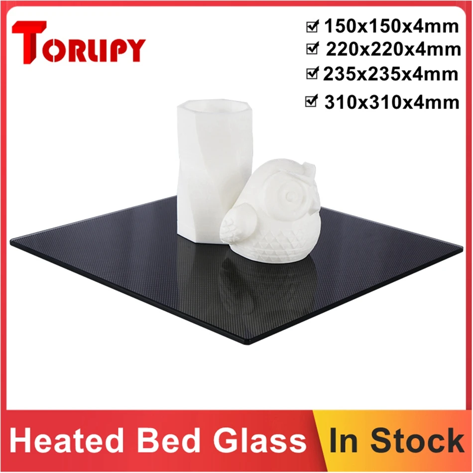 Torlipy 3D Printer Heatbed Glass Ultrabase Heated Bed Build Surface Lattice Glass Plate For Ender-3/3Pro/3 V2/Ender-3S1/S1Pro