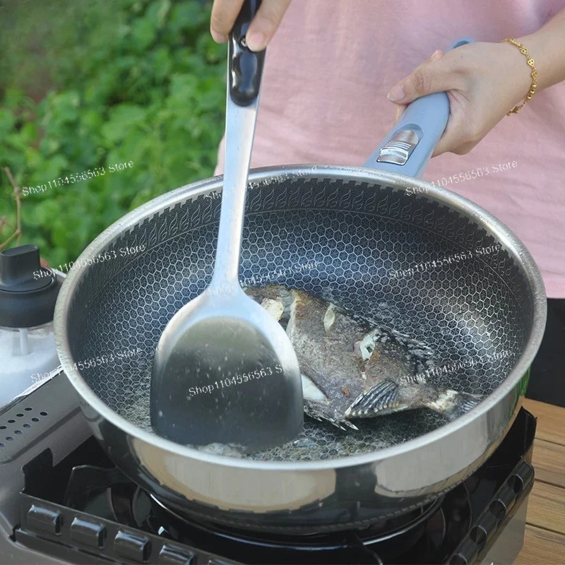 304 stainless steel outdoor cooker picnic camping self-driving portable pot