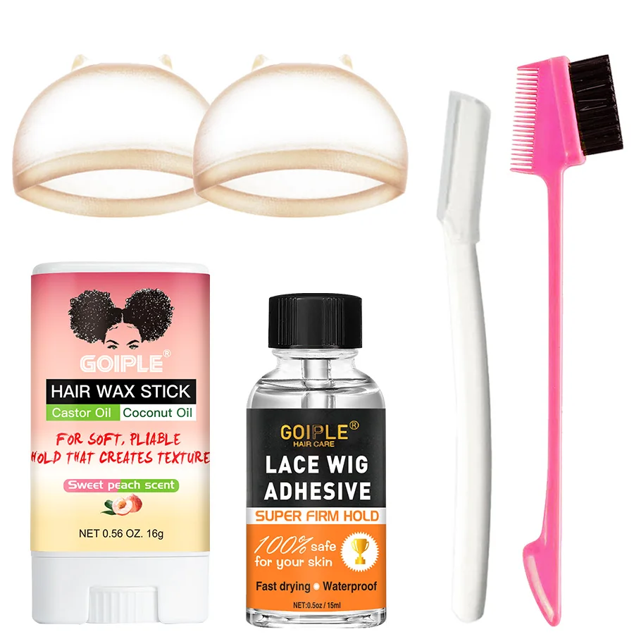 

Natural Slick Styling Hair Wax Stick Broken Back Hair Solid Wax Fast-dry Waterproof Wigs Glue Wig Adhesive for Wig Front Closure