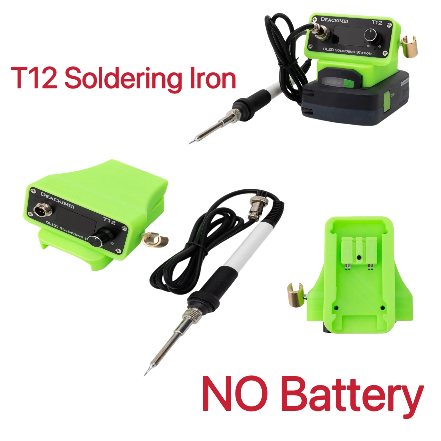 

Портативная паяльная станция OLED T12 с регулируемой температурой для аккумуляторов Festool 18V Li-ion для ремонта и DIY (без аккумулятора)