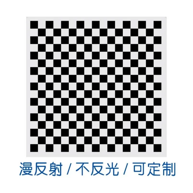 Aluminum oxide calibration plate diffuse reflection non reflective checkerboard machine vision optics calibration plate
