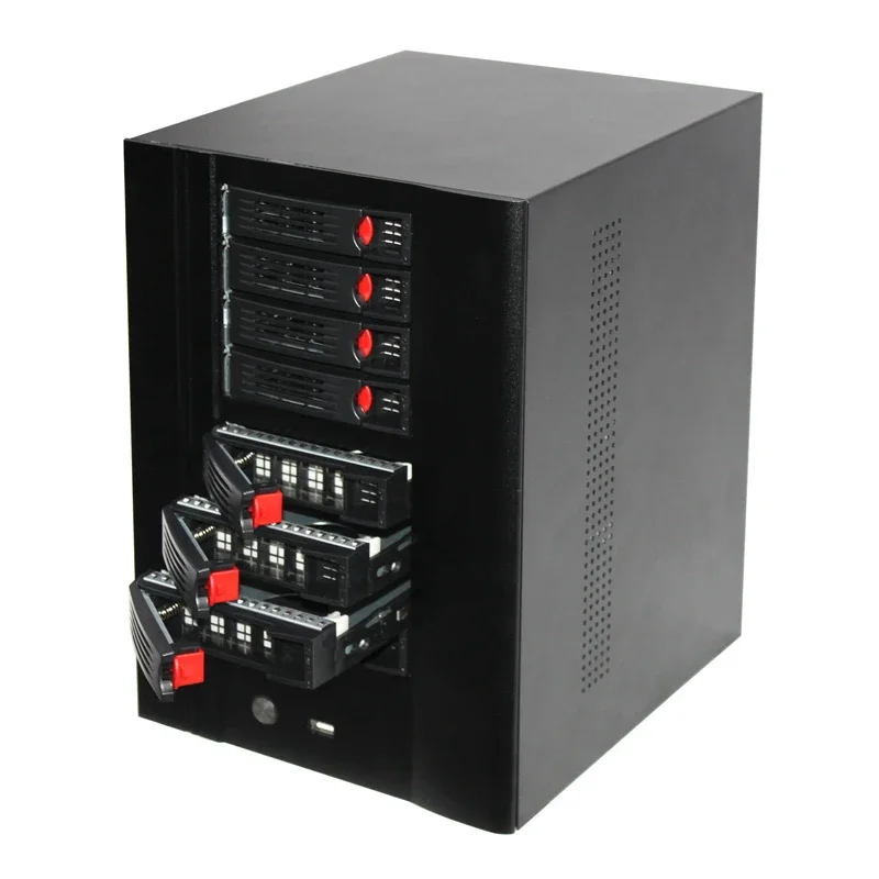 TAO NAS chassis 8-position aluminum alloy panel sata backplane home storage cloud IPFS