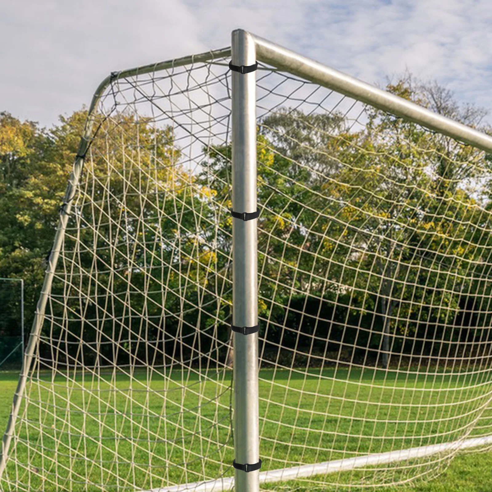 

10pcs Football Net Fixed Straps Durable Adjustable Cable Ties Portable Buckle Soccer Goal Attachment Bands Reusable Heavy Duty