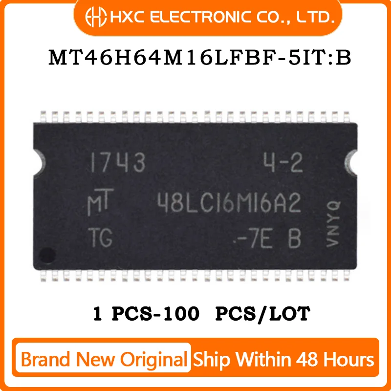 

Free Shipping 1PCS/10PCS/50PCS/100PCS MT46H64M16LFBF-5IT:B D9LRG BGA-60 MT46H64M16LFBF New Original IC CHIP