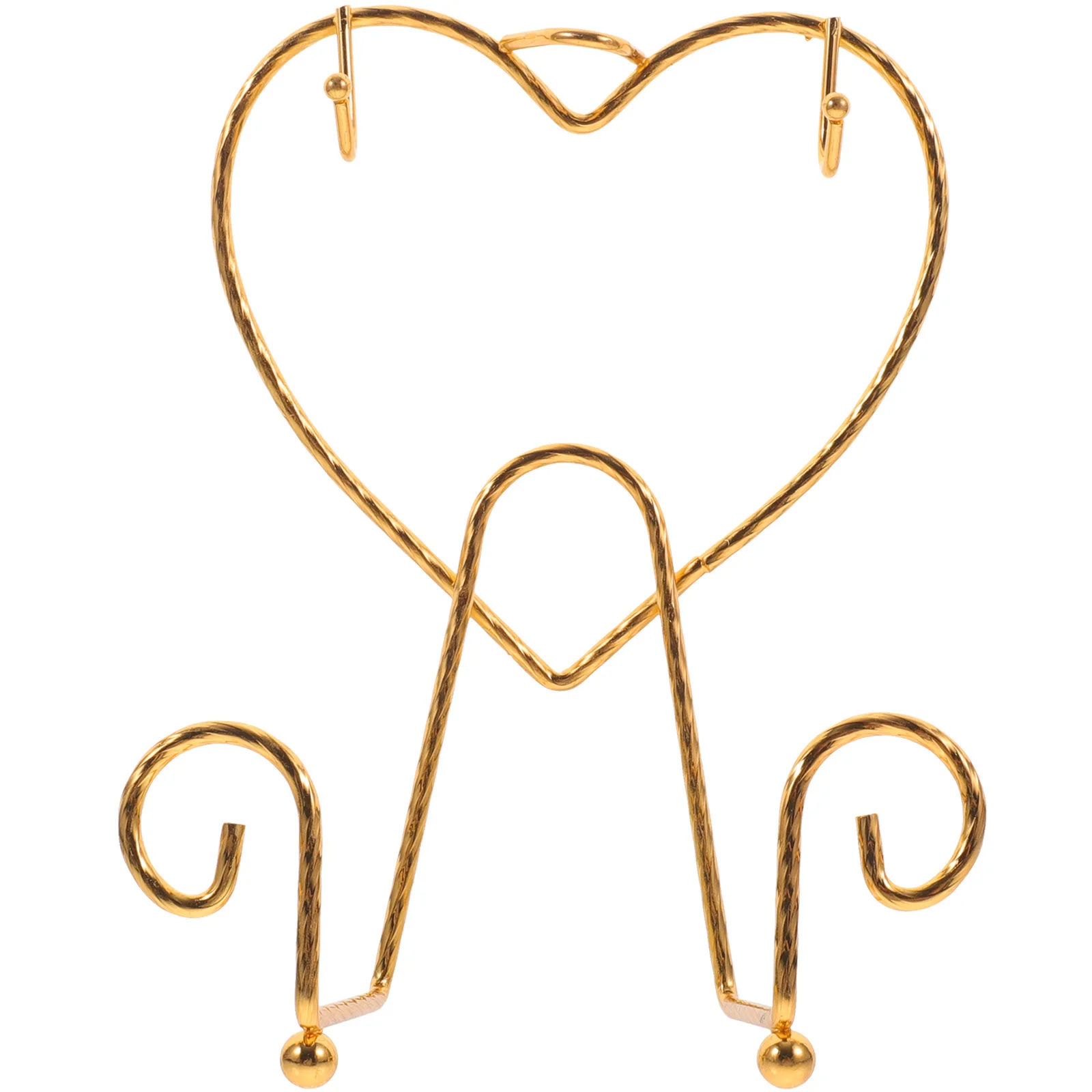 Metal Desktop Cup Holder Tea Cup Saucer Display Stand Coffee Mug Organizer Plate Rack Solid Iron Display Stand