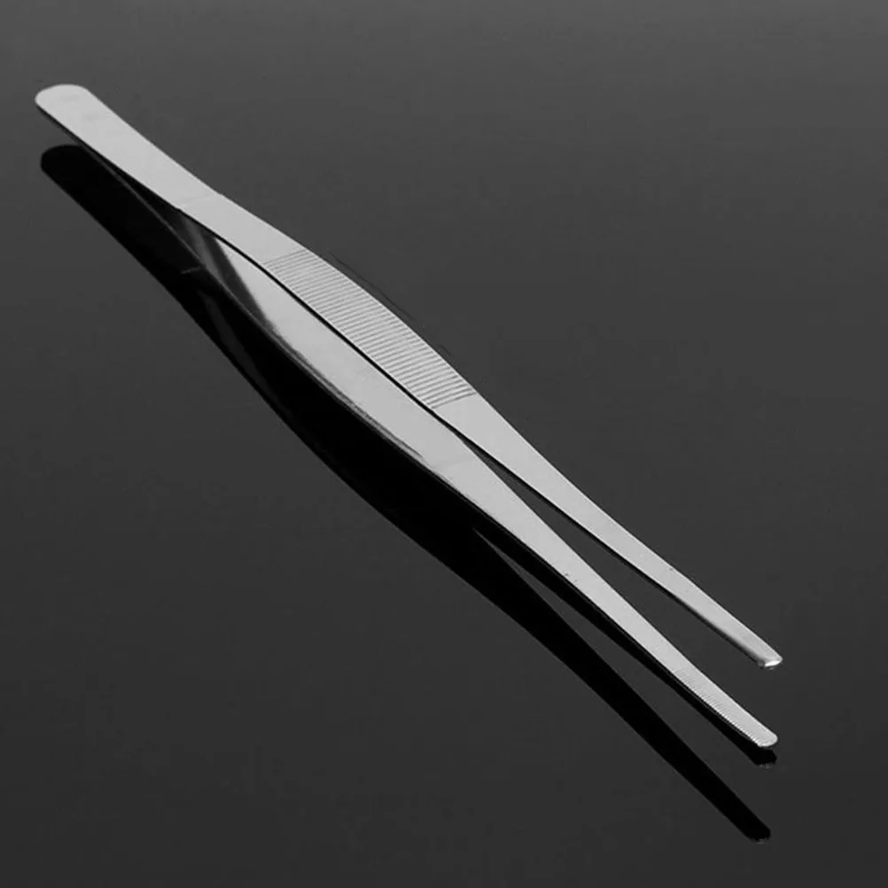 

1pc Stainless Steel Food Tong Steak Clamp Bbq Tong For Home Restaurant Hotel Use Small Food Tweezers Kitchen Gadget Serving