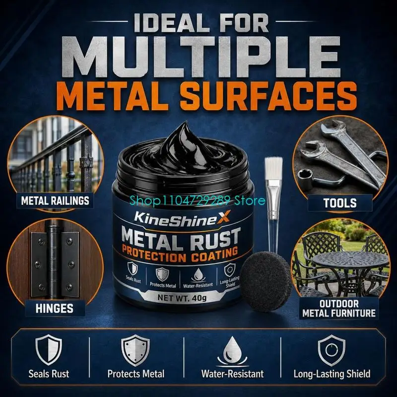 D8KE Metal Rust Paste for Railings Tool Care and Touch-Up Work