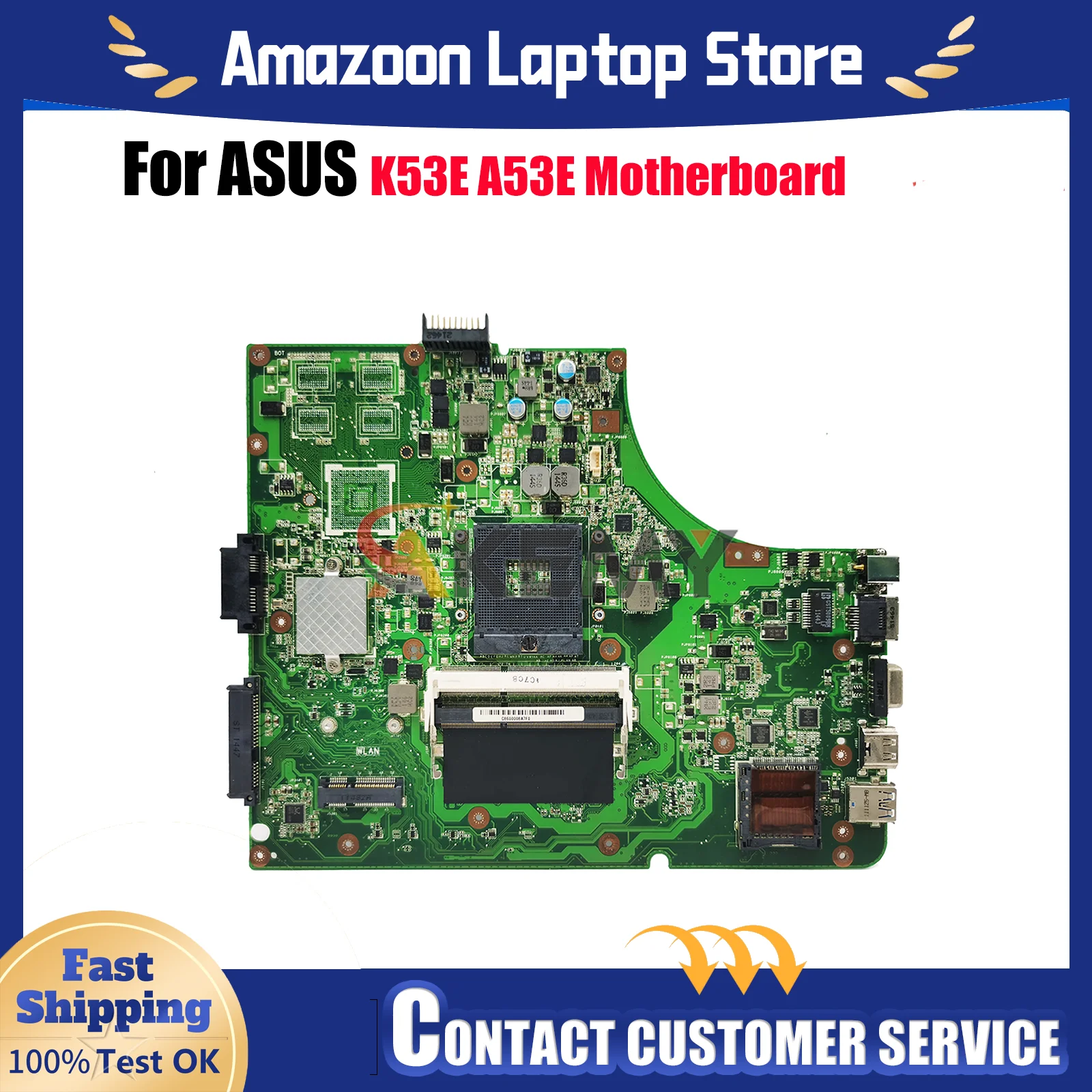 

Материнская плата K53E для ноутбука ASUS K53E K53E, материнская плата для ноутбука Цей товар в наличии, 100% тестирование, ОК, быстрая доставка, высокое качество
