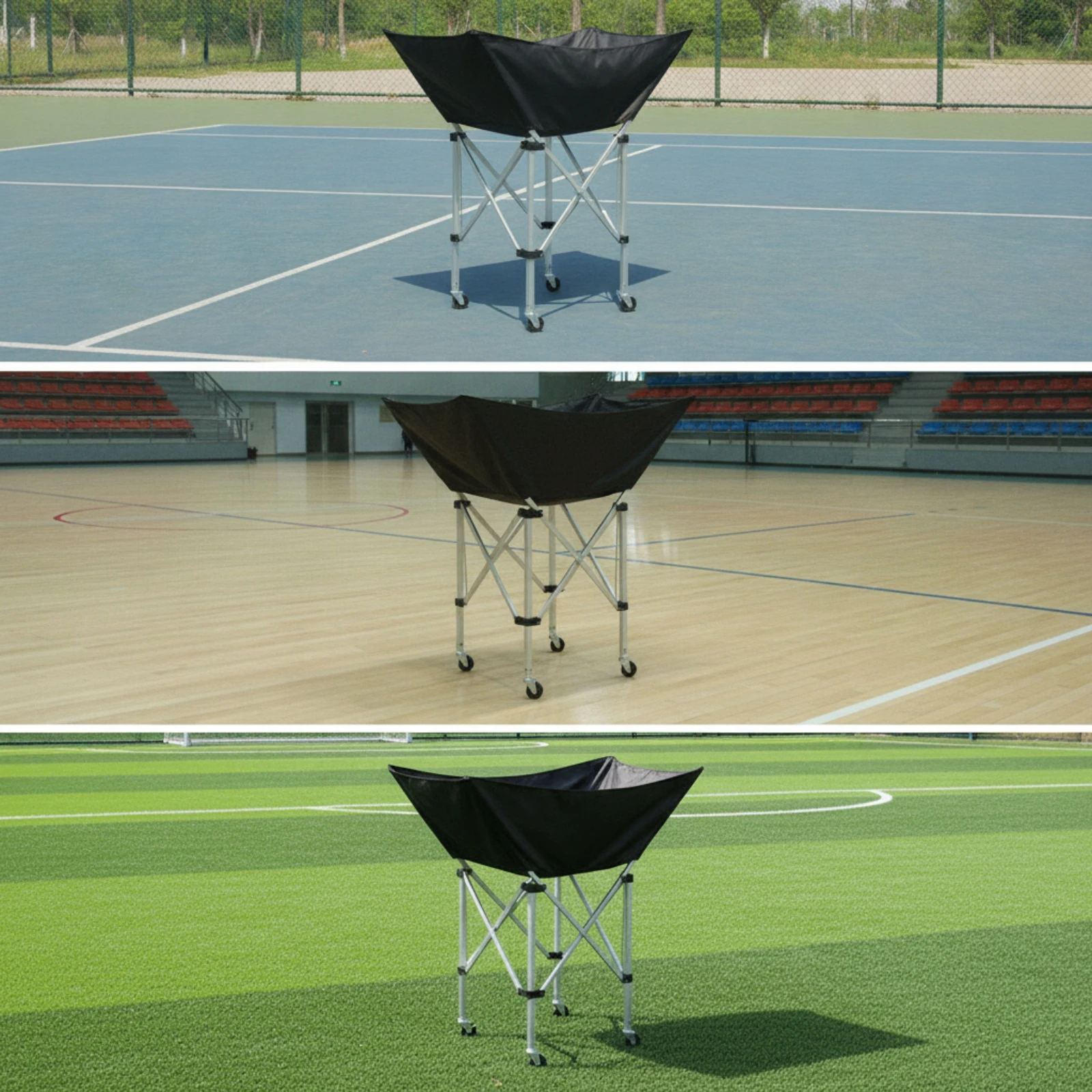 Ball Cart Collapsible Rolling - Gym Ball ulasan dan harga