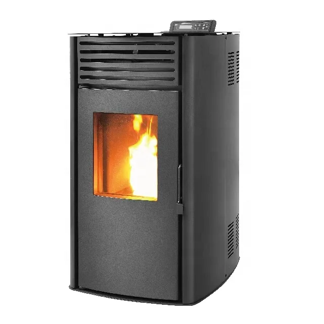 Carbonization Pellet Stove Wood Burning Smokeless Camping Freestanding Cold Rolled Steel Pyramid Patio 14.6KW 20Kg