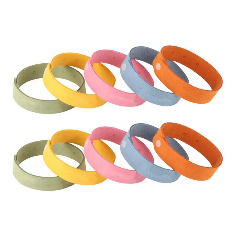 Fly Repeller Wristband 10pcs Fly Repeller Outdoor Anti Fly Bracelet Outdoor Fly Repeller For Patio Effective Fly Repeller