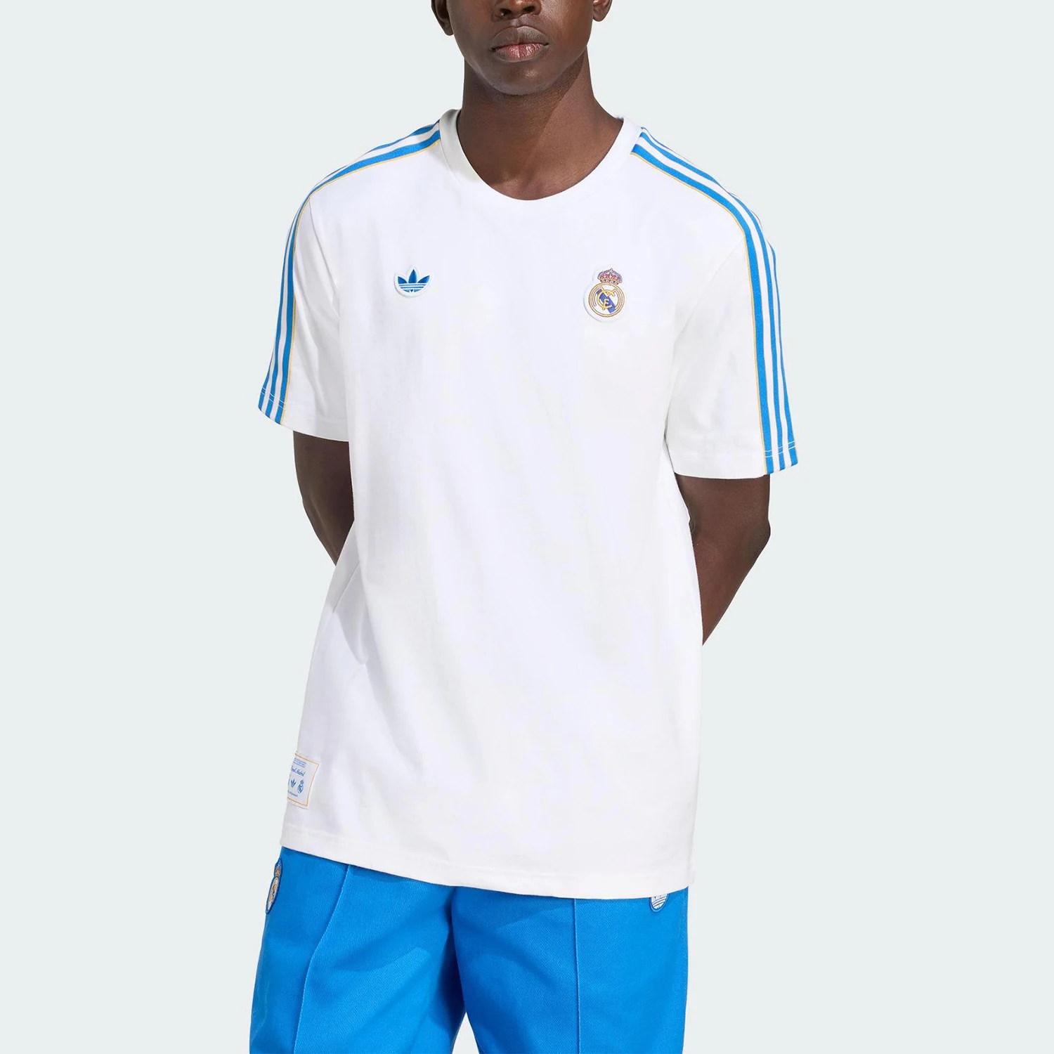 Adidas Originals Trefoil Mens Loose Match Soccer Sports Short Sleeve JN3064