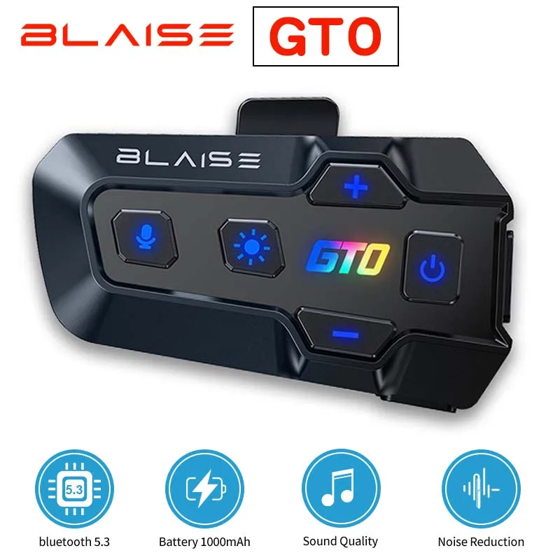 

BLAISE GT0 Мотоциклетный шлем Bluetooth для верховой езды Ветрозащитный полный шлем Bluetooth с музыкальным плеером Специальная навигация для мотоцикла