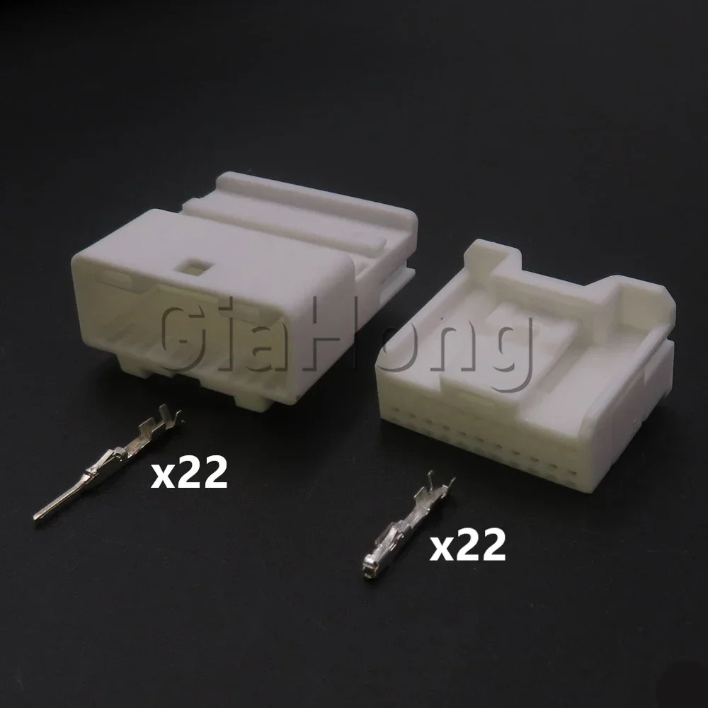 1 Set 22 Ways AC Assembly Reversing Mirror Cable Connector Auto Audio Wiring Plug 6098-3885 7283-4578 Car Navigation Wire Socket