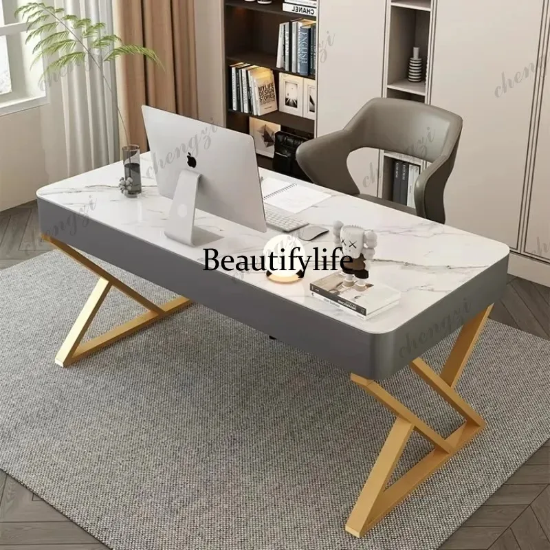 Z138 Drawers Aesthetic Office Desk Organizer Luxury Executive Standing Computer Desk Conference Modern Mesa Escrivaninha