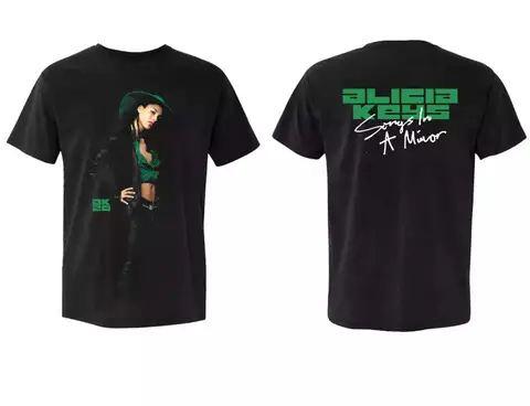 T-shirt Alicia Keys Songs In A Minor 20th Anniversary, taglia S-5XL