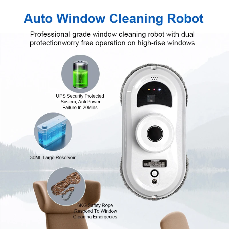 Robot washing windows langou window cleaner robot